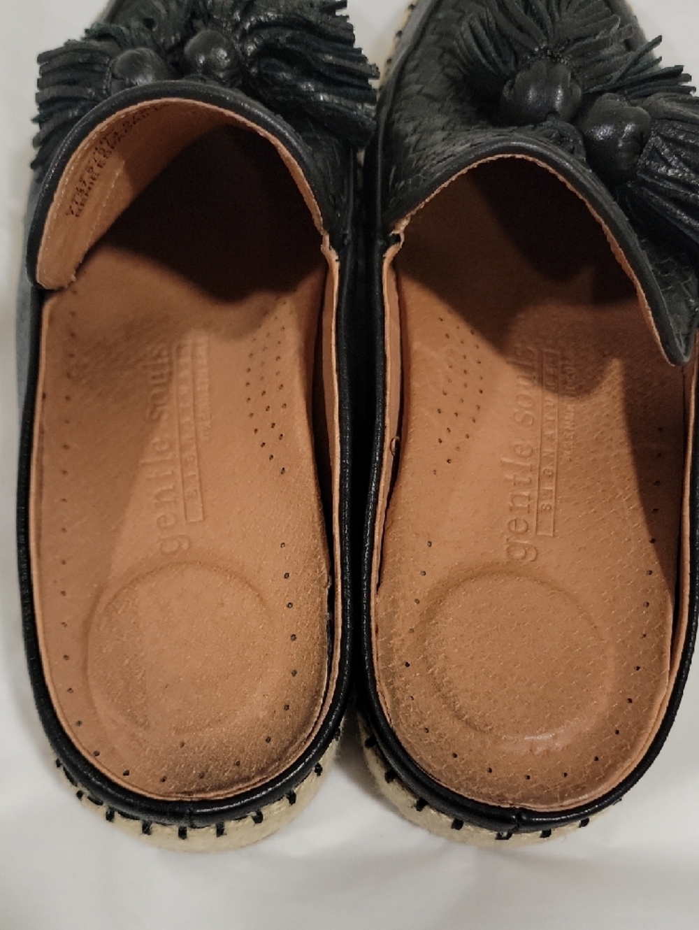 gentle souls Black Leather Slip-On Mule - Picture 3 of 10